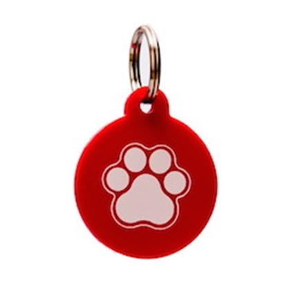 Picture of TAG PLEXY SMALL BUBBLE RED